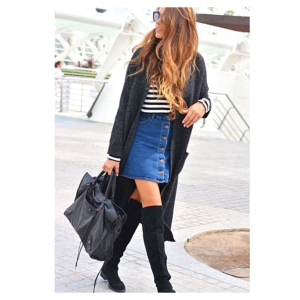 Zigi Black Suede Tall Over-the-Knee Oreta Boots 8